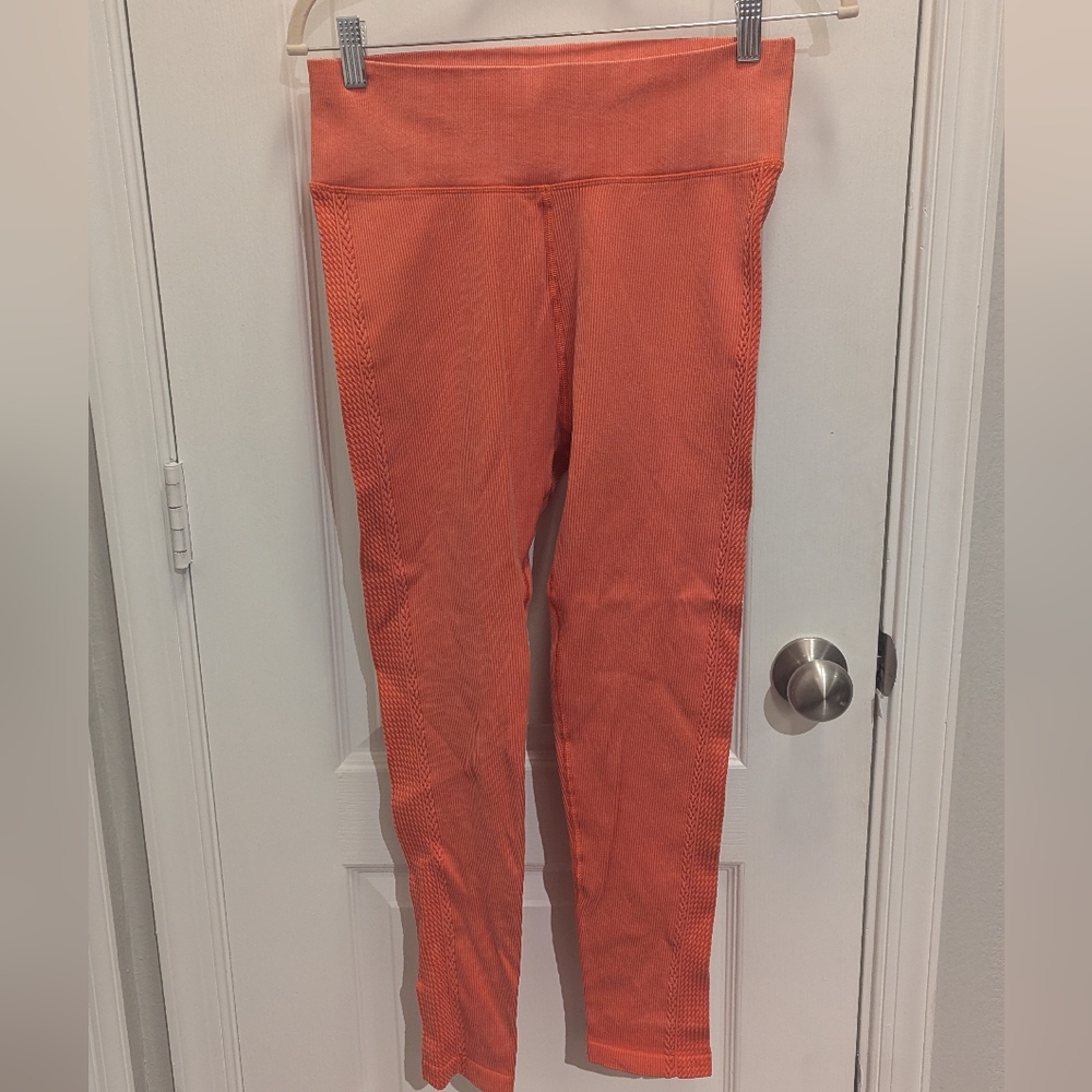 Aerie‎ Offline Coral Leggings Size Large - Picture 2 of 6